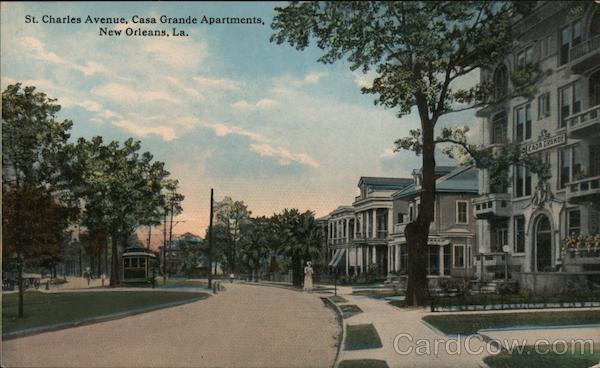 St Charles Avenue, Casa Grande Apartments New Orleans Louisiana
