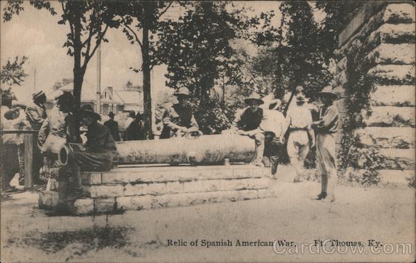 Relic of Spanish American War Fort Thomas Kentucky
