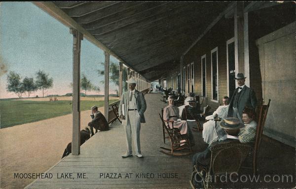 Piazza at Kineo House, Moosehead Lake Northwest Piscataquis Maine