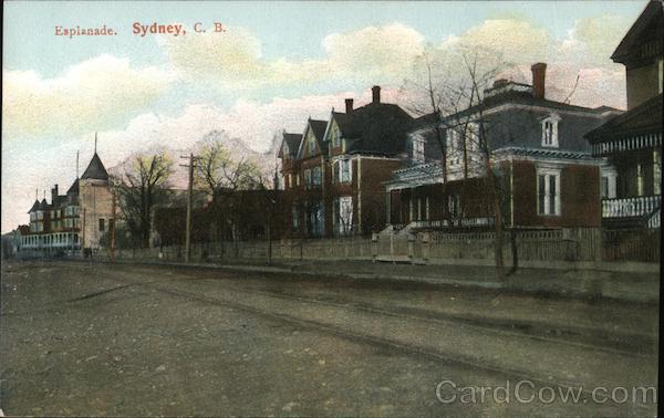 Esplanade, Sydney, Cape Breton NS Canada Nova Scotia