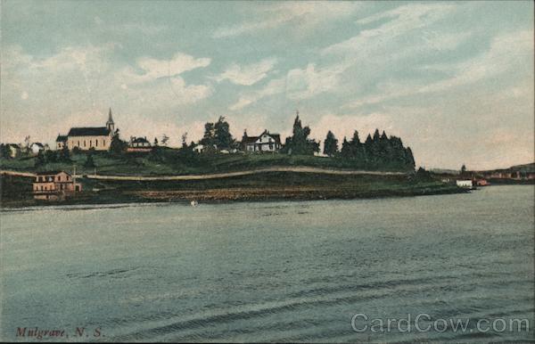 View of Mulgrave, Strait of Canso Canada Nova Scotia