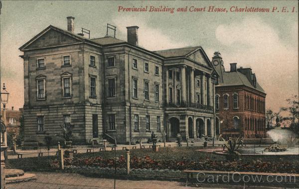 Provincial Building and Court House Charlottetown PE Canada