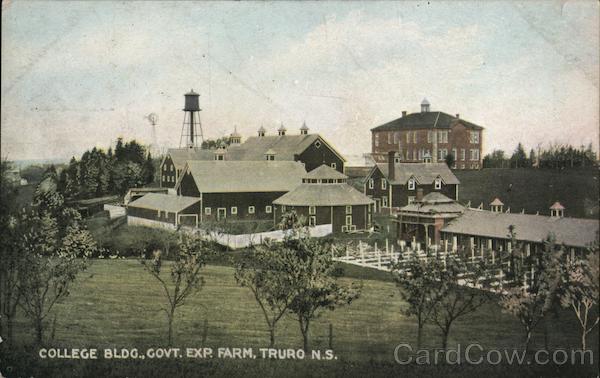 College Bldg., Govt. Exp. Farm Truro NS Canada Nova Scotia