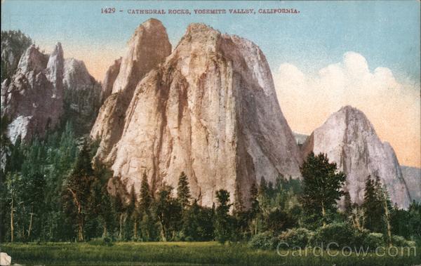 Cathedral Rocks, Yosemite Valley California