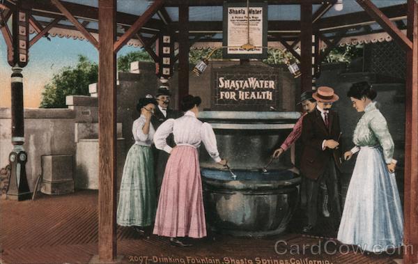 Drinking Fountain Shasta Springs California