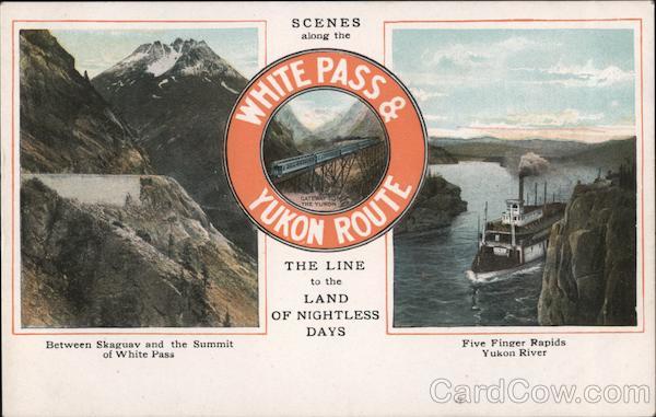 Scenes Along the White Pass & Yukon Route Skagway Alaska