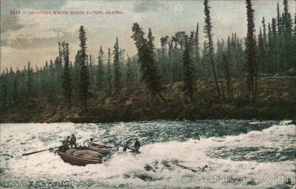 Shooting White Horse Rapids Alaska