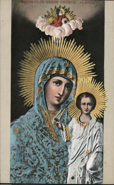 Madonna in Greek Church Alaska