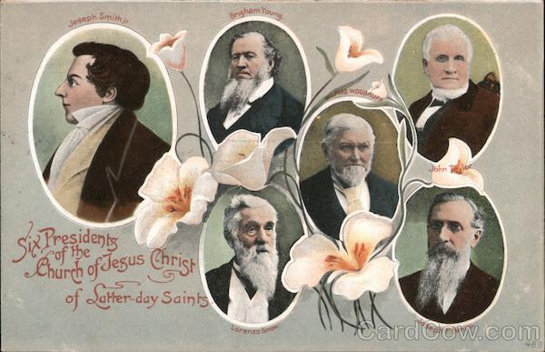 Six Presidents of the Church of Jesus Christ of Latter-day Saints Salt Lake City Utah
