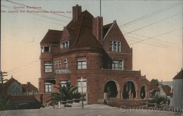 Crocker Residence, Corner of Laguna and Washington San Francisco California