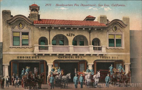 Headquarters Fire Department San Jose California