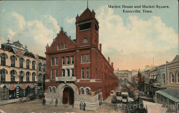 Market House and Market Square Knoxville, TN Postcard