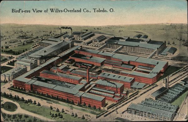 Bird's Eye View of Willys-Overland Company Toledo Ohio