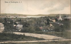View of Huntington, Long Island Postcard