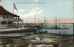 Ocean City Yacht Club New Jersey Postcard Postcard Postcard