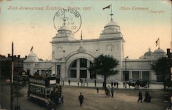 Irish International Exhibition, Main Entrance Postcard