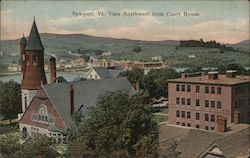 View Northwest from Court House Postcard