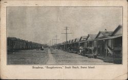 Broadway, "Bungalowtown", South Beach Postcard