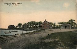 Saybrook Manor Beach Postcard