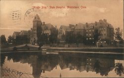 Middle Bldg. State Hospital Middletown, CT Postcard Postcard Postcard