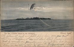 The Bay with Charles Island in the Distance Postcard