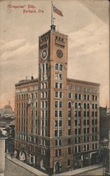 Oregonian Building Postcard