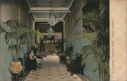 A Corridor, Cawthon Hotel "Down Mobile" Postcard