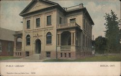 Public Library Postcard