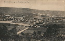 Lincoln Highway McConnellsburg, PA Postcard Postcard Postcard