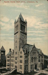 Fayette County Court House Postcard