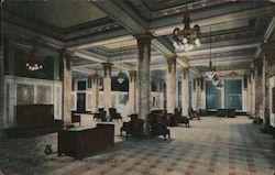 Lobby, Hotel Monteleone Postcard