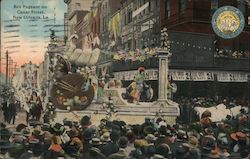 Rex Pageant on Canal Street Postcard