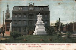Margaret Statue Postcard