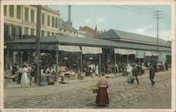 French Market Postcard