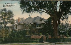 A Home on St. Charles Avenue New Orleans, LA Postcard Postcard Postcard