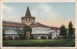 Horticultural Hall, Audubon Park Postcard