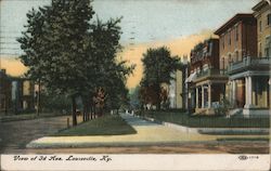 View of 3rd Ave. Postcard