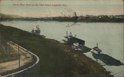 Horse Shoes Bend on the Ohio Postcard