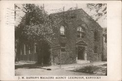 J.M. Hanson's Magazine Agency Lexington, KY Postcard Postcard Postcard