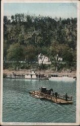 A Primitive Ferry High Bridge, KY Postcard Postcard Postcard