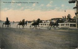 Finish of the Great Kentucky Futurity Lexington, KY Postcard Postcard Postcard