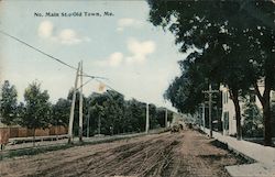 North Main Street Postcard