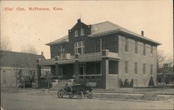 Elks' Club McPherson, KS Postcard Postcard Postcard