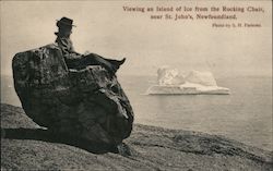 Viewing an Island of Ice from the Rocking Chair near St. John's Newfoundland Newfoundland And Labrador Canada Postcard Postcard Postcard