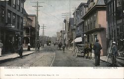 Commercial Street, North Sydney Nova Scotia Canada Postcard Postcard Postcard