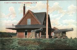 S. and L. Railway Station Postcard