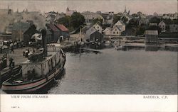 View from Steamer Postcard