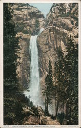 Lower Yosemite Falls, Yosemite Valley Postcard
