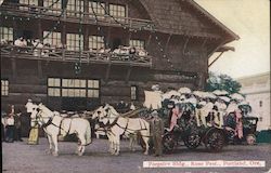 Forestry Building, Rose Festival Postcard