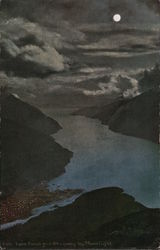 Lynn Canal and Skagway by Moonlight Postcard